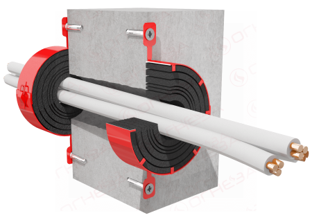 картинка Кабельная проходка ОГНЕЗА-ПМ-К от магазина Огнекор